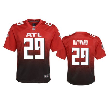 Youth Falcons Casey Hayward Red Alternate Game Jersey
