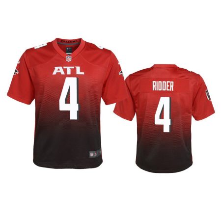 Youth Falcons Desmond Ridder Red Alternate Game Jersey