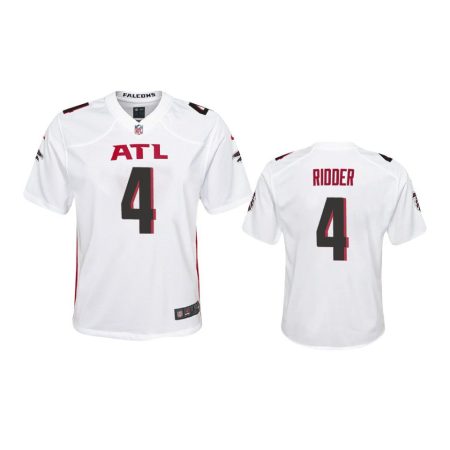 Youth Falcons Desmond Ridder White Game Jersey
