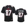 Youth Falcons John FitzPatrick Black Game Jersey 3 youth falcons john fitzpatrick game black jersey