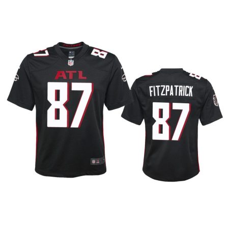 Youth Falcons John FitzPatrick Black Game Jersey