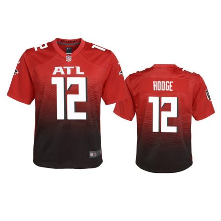 Youth Falcons KhaDarel Hodge Red Alternate Game Jersey