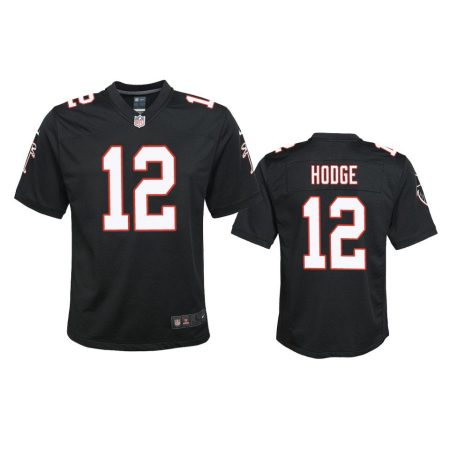 Youth Falcons KhaDarel Hodge Black Throwback Game Jersey