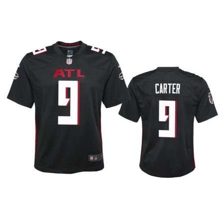 Youth Falcons Lorenzo Carter Black Game Jersey