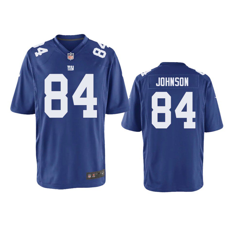 Youth Giants Marcus Johnson Royal Game Jersey 1 youth giants marcus johnson game royal jersey