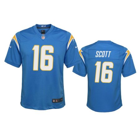 Youth Los Angeles Chargers J.K. Scott Powder Blue Game Jersey