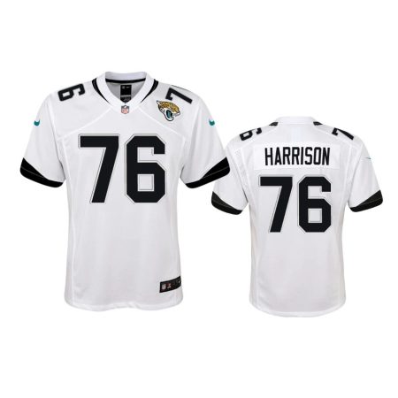 Youth Jaguars Anton Harrison White Game Jersey