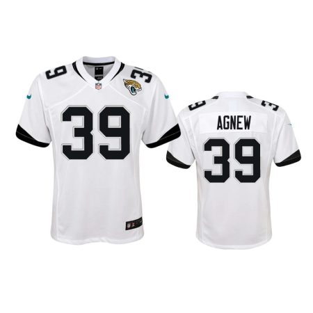 Youth Jaguars Jamal Agnew White Game Jersey