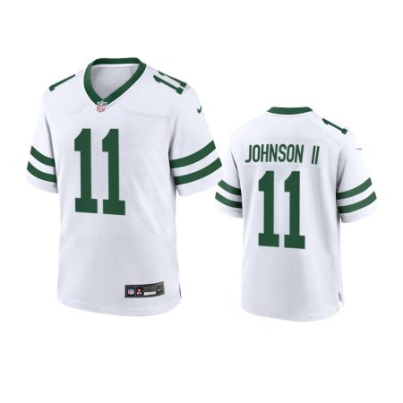 Youth Jets Jermaine Johnson II White Legacy Game Jersey
