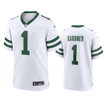 Youth Jets Sauce Gardner White Legacy Game Jersey