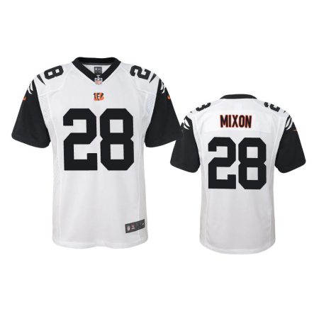 Youth Cincinnati Bengals Joe Mixon White Game Jersey