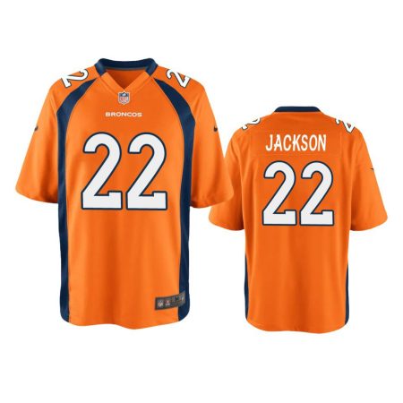 Youth Denver Broncos Kareem Jackson Orange Game Jersey