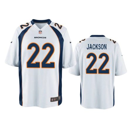 Youth Denver Broncos Kareem Jackson White Game Jersey