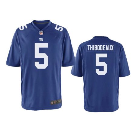Youth New York Giants Kayvon Thibodeaux Royal Game Jersey