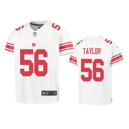Youth New York Giants Lawrence Taylor White Game Jersey