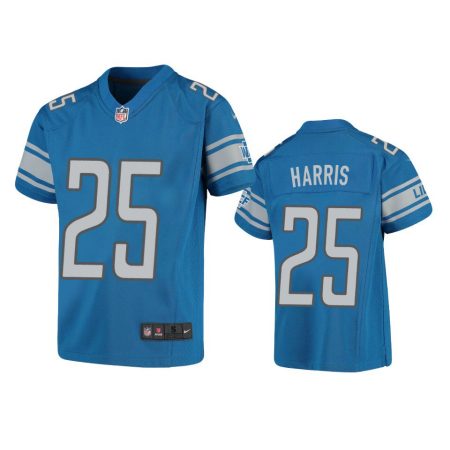 Youth Lions Will Harris Blue Game Jersey