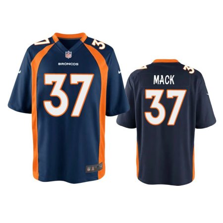 Youth Denver Broncos Marlon Mack Navy Game Jersey