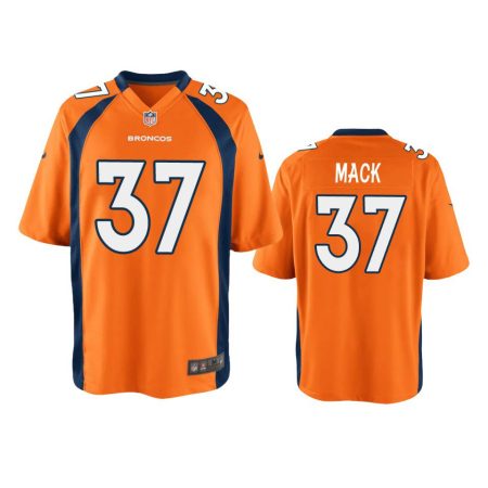 Youth Denver Broncos Marlon Mack Orange Game Jersey
