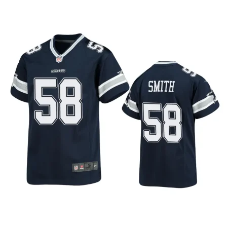 Youth Dallas Cowboys Mazi Smith Navy Game Jersey
