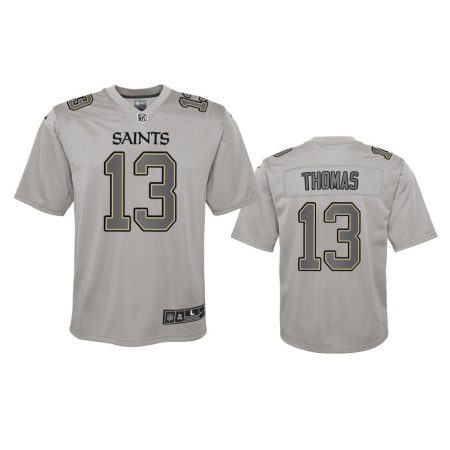 Youth New Orleans Saints Michael Thomas Gray Atmosphere Fashion Game Jersey