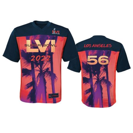 Youth NFL Red Black Super Bowl LVI Game Jersey
