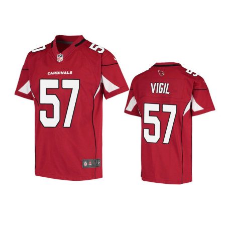 Youth Arizona Cardinals Nick Vigil Cardinal Game Jersey