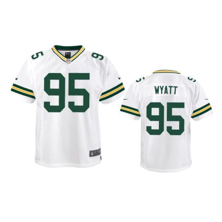 Youth Packers Devonte Wyatt White Game Jersey