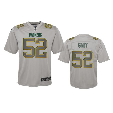Youth Packers Rashan Gary Gray Atmosphere Fashion Game Jersey