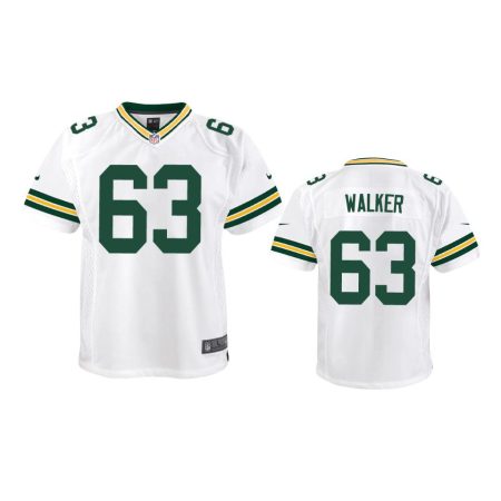 Youth Packers Rasheed Walker White Game Jersey