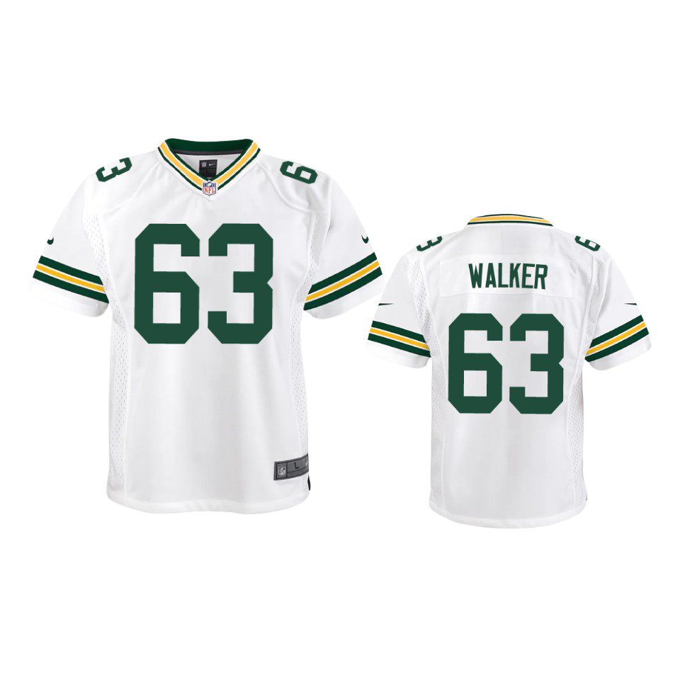 Youth Packers Rasheed Walker White Game Jersey 1 youth packers rasheed walker game white jersey