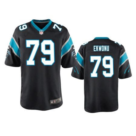 Youth Panthers Ikem Ekwonu Black Game Jersey