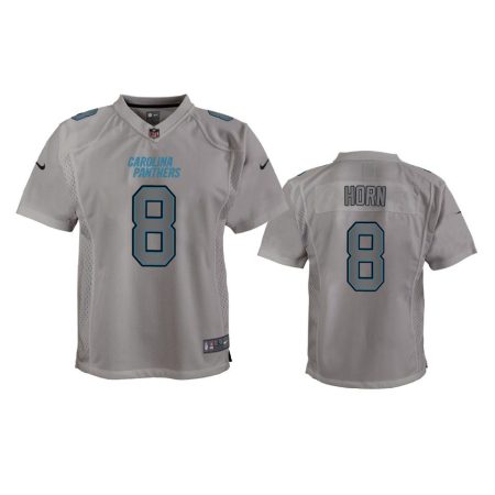 Youth Panthers Jaycee Horn Gray Atmosphere Fashion Game Jersey