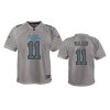 Youth Panthers P.J. Walker Gray Atmosphere Fashion Game Jersey 2 youth panthers p.j. walker atmosphere fashion game gray jersey