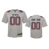 Youth Patriots Custom Gray Atmosphere Fashion Game Jersey 3 youth patriots custom atmosphere fashion game gray jersey