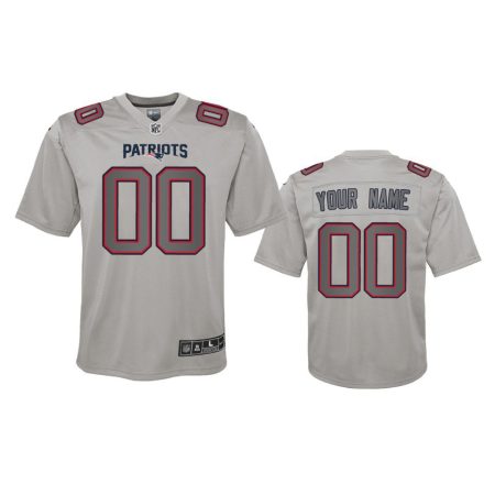 Youth Patriots Custom Gray Atmosphere Fashion Game Jersey