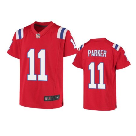 Youth Patriots DeVante Parker Red Game Jersey