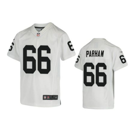 Youth Raiders Dylan Parham White Game Jersey