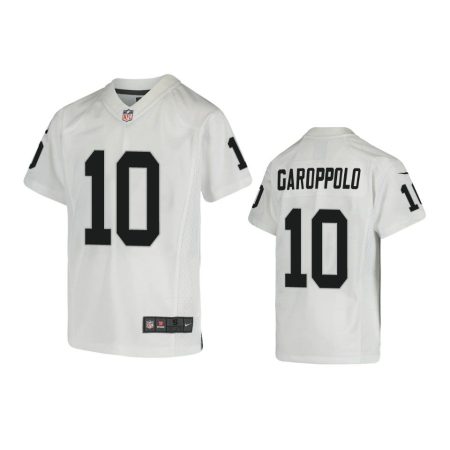 Youth Raiders Jimmy Garoppolo White Game Jersey