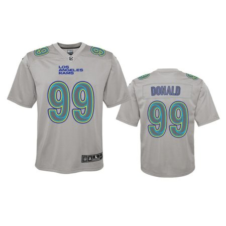 Youth Rams Aaron Donald Gray Atmosphere Fashion Game Jersey