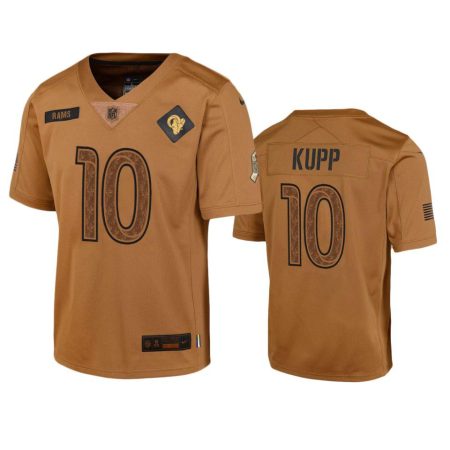 Youth Los Angeles Rams Cooper Kupp Brown 2023 Salute To Service Limited Jersey