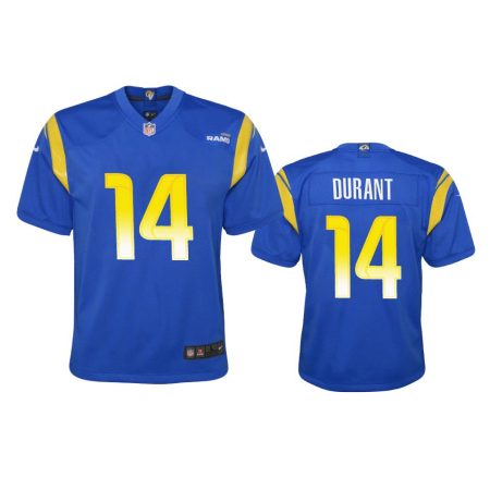 Youth Rams Decobie Durant Royal Game Jersey