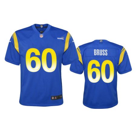 Youth Rams Logan Bruss Royal Game Jersey