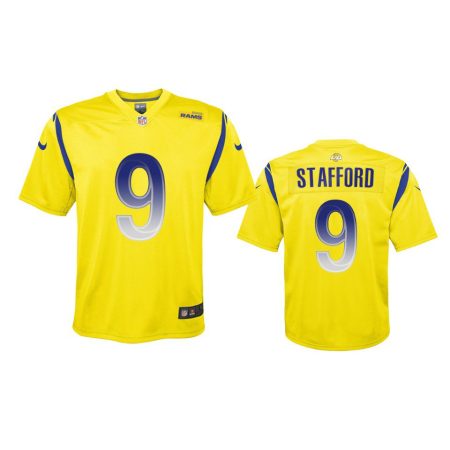 Los Angeles Rams Matthew Stafford Gold Inverted Legend Jersey - Youth