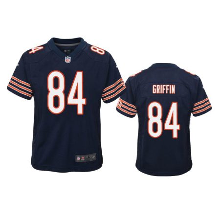 Youth Chicago Bears Ryan Griffin Navy Game Jersey