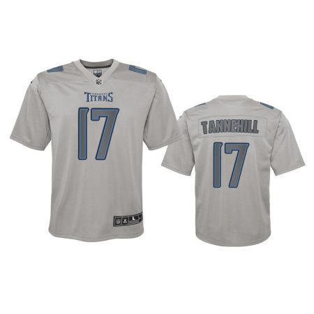 Youth Tennessee Titans Ryan Tannehill Gray Atmosphere Fashion Game Jersey