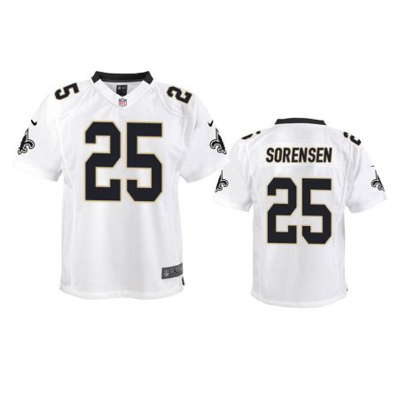 Youth Saints Daniel Sorensen White Game Jersey