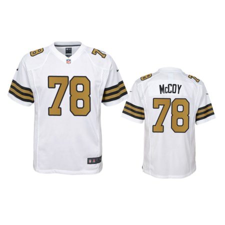 Youth Saints Erik McCoy White Game Jersey