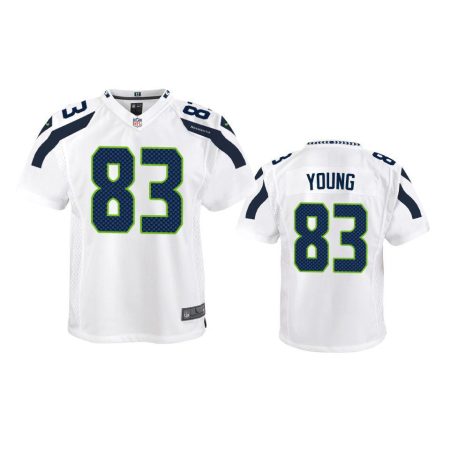 Youth Seahawks Dareke Young White Game Jersey