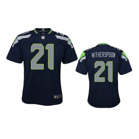 Youth Seahawks Devon Witherspoon College Navy Game Jersey