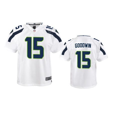 Youth Seahawks Marquise Goodwin White Game Jersey